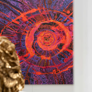 Zaachariaha Fielding and Sam Gold at Melbourne Art Fair for Hugo Michell Gallery, 2025. Photography by Pheobe Powell