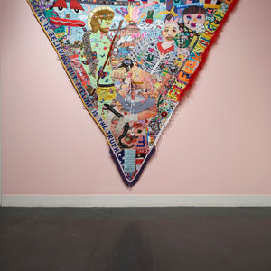 Paul Yore in 'Many Threads' at Hugo Michell Gallery, 2023.