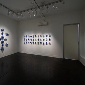 Sam Gold's 'The Marrow of a Swollen River' at Hugo Michell Gallery, 2024.