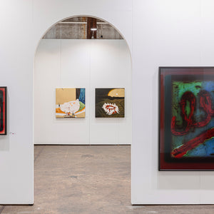 Justine Varga and Richard Lewer for Hugo Michell Gallery at Sydney Contemporary Art Fair, Carriageworks, 2023