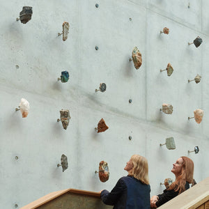 Janet Laurence’s ‘CLIFF’ at Curtin University (installation in progress), 2022. Photography by Frances Andrijich