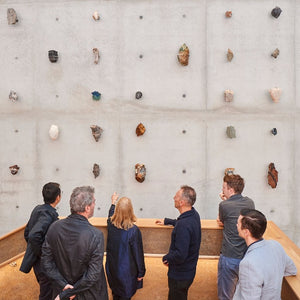 Janet Laurence’s ‘CLIFF’ at Curtin University (installation in progress), 2022. Photography by Frances Andrijich