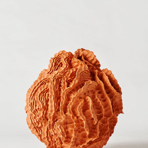 Sam Gold, In all of my visceral, 2021, terracotta and liquid quartz, 41 x 40 x 42 cm