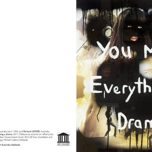 Tony Garifalakis & Richard Lewer 'You Make Everything a Drama' collaboration greeting card