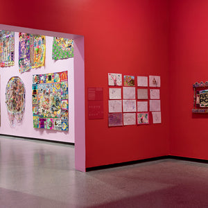 Paul Yore in 'Paul Yore: WORD MADE FLESH', Australian Centre for Contemporary Art, Melbourne, 2022. Photography by Andrew Curtis
