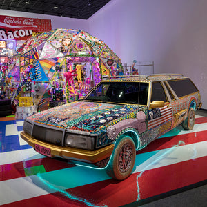 Paul Yore in 'Paul Yore: WORD MADE FLESH', Australian Centre for Contemporary Art, Melbourne, 2022. Photography by Andrew Curtis
