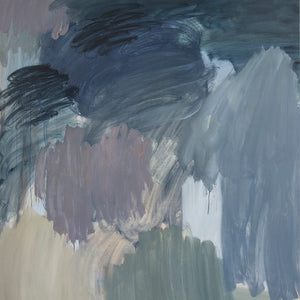 Bridie Gillman, We watched from across the road., 2022, oil on linen, 183 x 137 cm