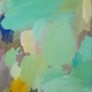 Bridie Gillman, Every morning (Sun bath/Mandi matahari/Dede), 2020, oil on linen, 183 x 137 cm