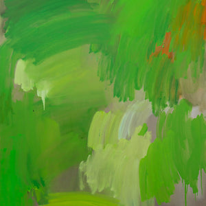 Bridie Gillman, This was their second green home, 2020, oil on linen, 125 x 100 cm