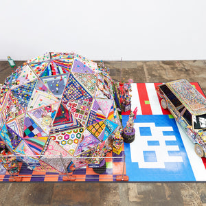 Paul Yore, WORD MADE FLESH (installation view), 2022, Carriageworks. Photography by Zan Wimberley