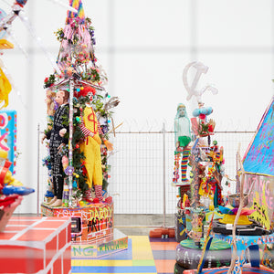Paul Yore, WORD MADE FLESH (installation view), 2022, Carriageworks. Photography by Zan Wimberley