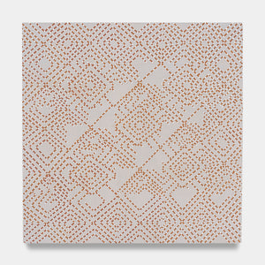 Garawan Wanambi, Marraŋu (756-21), 2021, natural pigment with synthetic polymer fixative on board, 122 x 122 cm