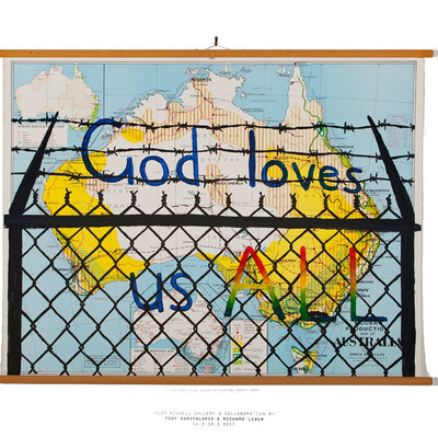 Tony Garifalakis & Richard Lewer double-sided collaboration poster