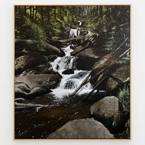 Grant Nimmo, If something bad was to happen (Taungurong Country), 2021, oil on linen, 97 x 112 cm