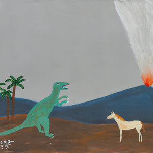 Marc Etherington, Dinner Time, 2022, acrylic on canvas, 45 x 60 cm