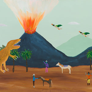 Marc Etherington, Red Lobster, 2022, acrylic on canvas, 60 x 121 cm