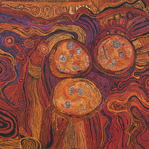 Nyunmiti Burton, Untitled (167-22AS), 2022, acrylic on linen,  250 x 200 cm