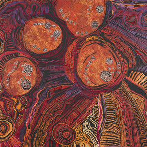 Nyunmiti Burton, Untitled (214-22AS), 2022, acrylic on linen,  244 x 196 cm