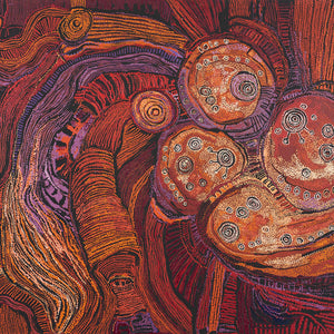Nyunmiti Burton, Untitled (394-21AS), 2021, acrylic on Belgian linen,  200 x 300 cm