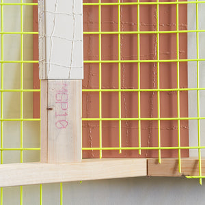 James Dodd & Henry Jock Walker, RHS Birch Lactose, 2021, powder coated steel, 10 x 5 x 21 cm