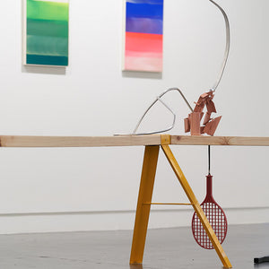 James Dodd & Henry Jock Walker's 'Low Pressure System' at Hugo Michell Gallery, 2021.