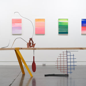 James Dodd & Henry Jock Walker's 'Low Pressure System' at Hugo Michell Gallery, 2021.