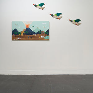 Marc Etherington's 'Strange days indeed' at Hugo Michell Gallery, 2022
