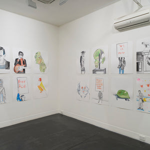 Paul Sloan's 'The Gleaners' at Hugo Michell Gallery, 2023