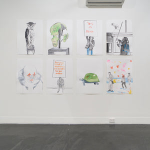 Paul Sloan's 'The Gleaners' at Hugo Michell Gallery, 2023