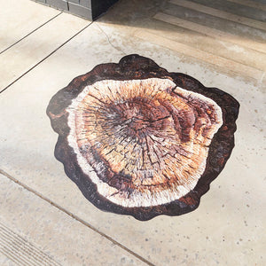 Sera Waters, Twilight Stump, 2020-21, floor vinyl, 100 x 100 irreg. open edition