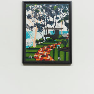 William Mackinnon, Home and Away Season 2 (installation view), 2022, colour lithograph and glitter, 76 x 56 cm, edition of 10