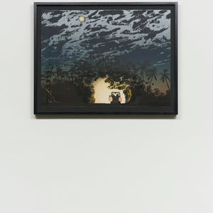 William Mackinnon, Home and Away (installation view), 2021-22, colour lithograph, 56 x 76 cm, edition of 10