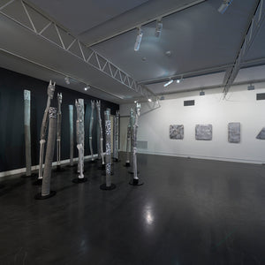 Bulthirrirri Wunynmurra & Binygurr Wirrpanda's 'Yirrkala - Next Wave' at Hugo Michell Gallery, 2022