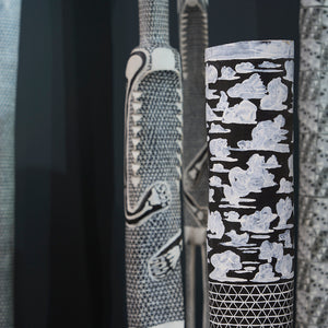 Bulthirrirri Wunynmurra in 'Yirrkala - Next Wave' at Hugo Michell Gallery, 2022