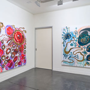 Zaachariaha Fielding's 'Kuwari-Now' at Hugo Michell Gallery, 2022