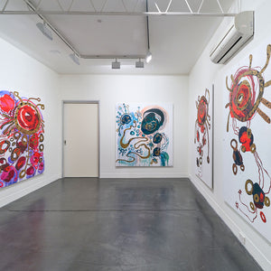 Zaachariaha Fielding's 'Kuwari-Now' at Hugo Michell Gallery, 2022