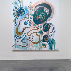 Zaachariaha Fielding's 'Kuwari-Now' at Hugo Michell Gallery, 2022