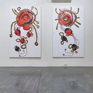 Zaachariaha Fielding's 'Kuwari-Now' at Hugo Michell Gallery, 2022