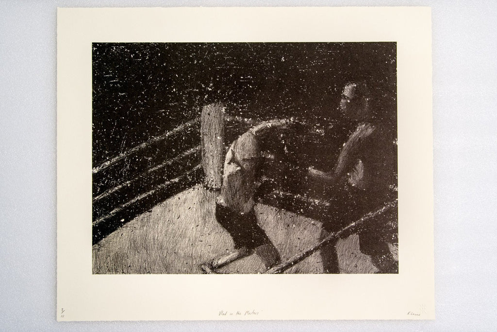 Richard Lewer 'Vlad in the Masters' etching