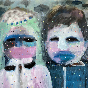 Sally Bourke, Had I been any god of power, I would have sunk the sea, 2022, oil on linen, 132 x 152 cm
