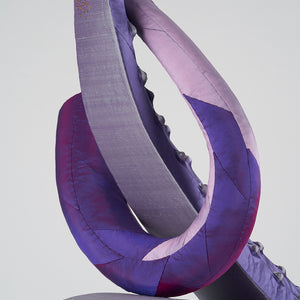 Julia Robinson, Beatrice, 2019–20, silk, thread, felt, steel, brass, gold-plated copper, foam, cardboard, pins, fixings, 300 x 380 x 270 cm, for the Adelaide Biennial of Australian Art: Monster Theatres, 2020