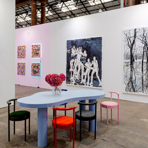 Sam Gold, Paul Yore, Clara Adolphs, and design studio DANIEL EMMA for Hugo Michell Gallery at Sydney Contemporary Art Fair, Carriageworks, 2022. Photo by Document Photography