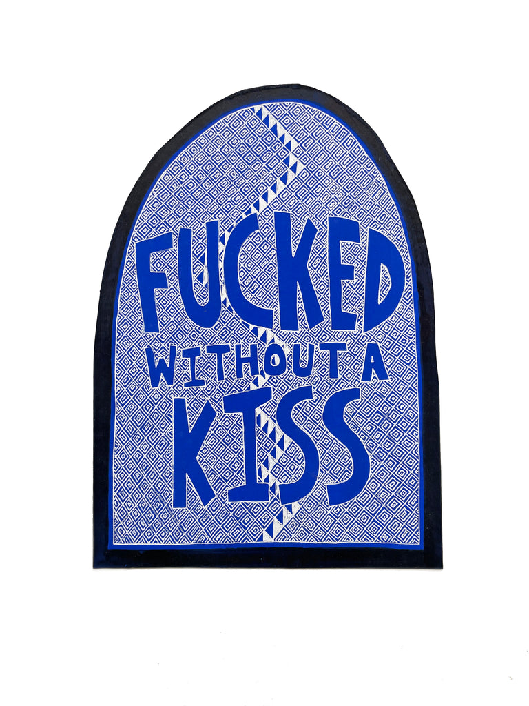 Lucas Grogan 'Fucked without a kiss' original artwork