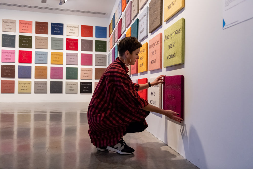 Kate Just’s ‘Anonymous was a woman’ at the Museum of Contemporary Art, Sydney, as part of The National, 2021