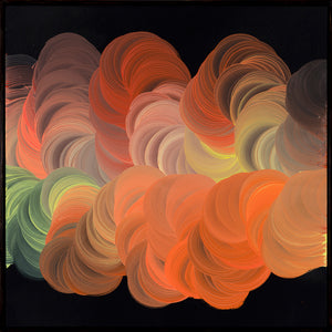 James Dodd, Mill Painting (Dusty Caramel), 2018, acrylic on canvas, 96 x 96 cm