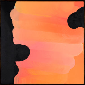 James Dodd, Mill Painting (Melons), 2018, acrylic on canvas, 96 x 96 cm