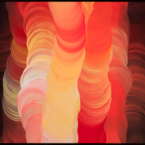 James Dodd, Mill Painting (Red and Cream), 2018, acrylic on canvas, 100 x 140 cm