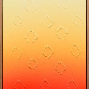 James Dodd, Lumpy Diamonds, 2015, acrylic on linen, 61 x 76 cm