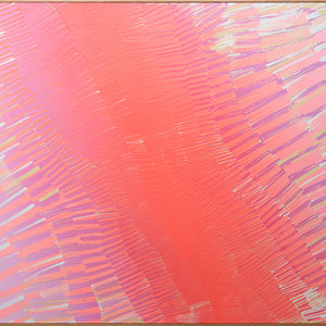 James Dodd, The metaphysical nature of painting is difficult to realise, 2015, acrylic and enamel on linen, 137 x 168 cm
