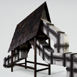 Julia Robinson, Structure for navigating an unknown afterlife, 2016, blackened cedar shingles, linen, ink, timber (cedar, Tasmanian oak), MDF, fixings, 300 x 460 x 100 cm irreg